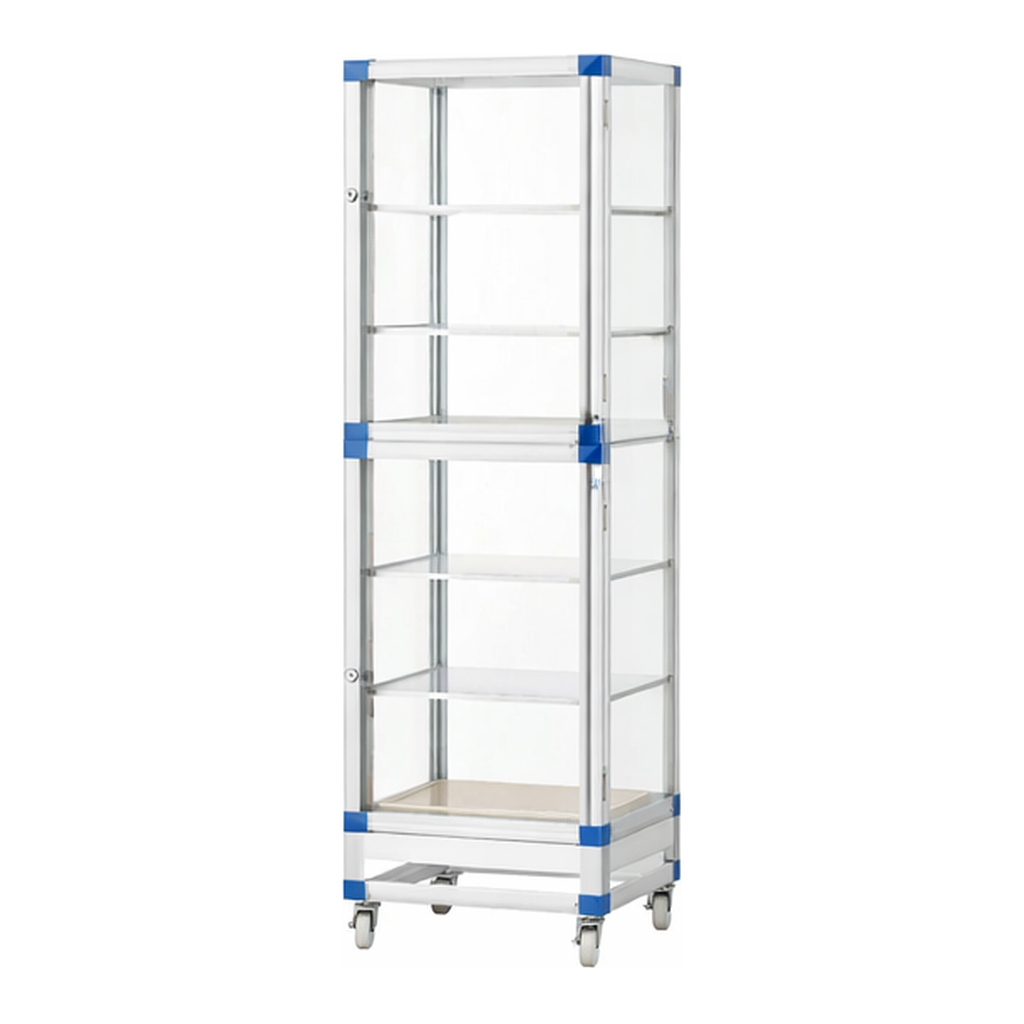 AS ONE Standard Desiccators Jumbo 574 x 517 x 1765mm Reinforced Plastic Shelf
