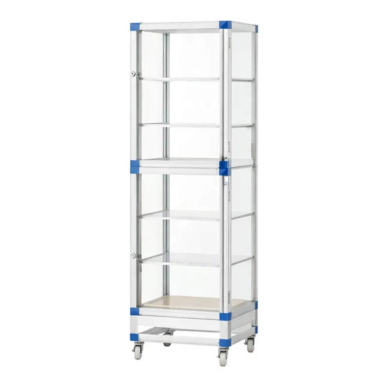 AS ONE Standard Desiccators Jumbo 574 x 517 x 1765mm Reinforced Plastic Shelf
