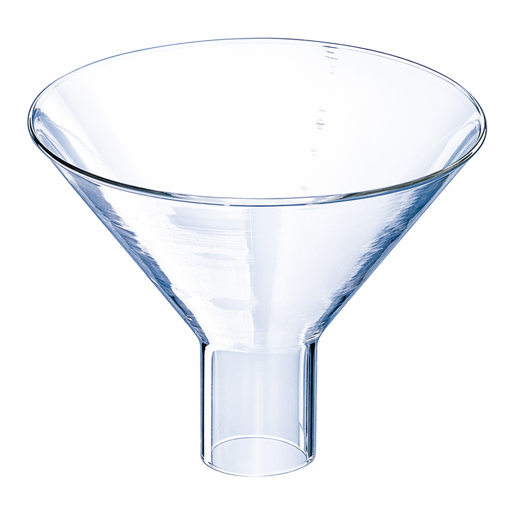 Merck BRAND(R) glass powder funnel short wide stem