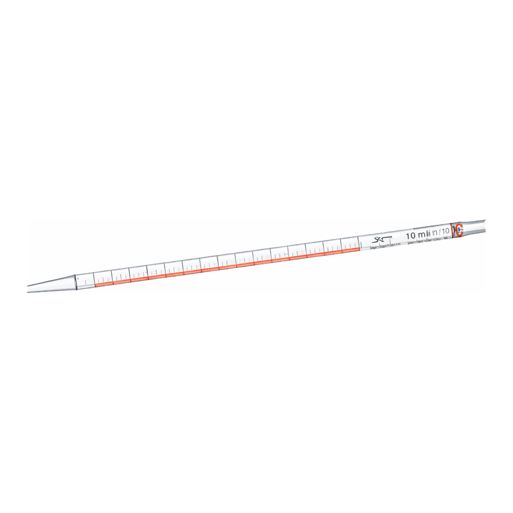 Greiner Bio One PIPETTE, 10 ML, GRADUATED 1/10 ML, STERILE,PAPER-PLASTIC PACKAGING, SINGLE PACKED