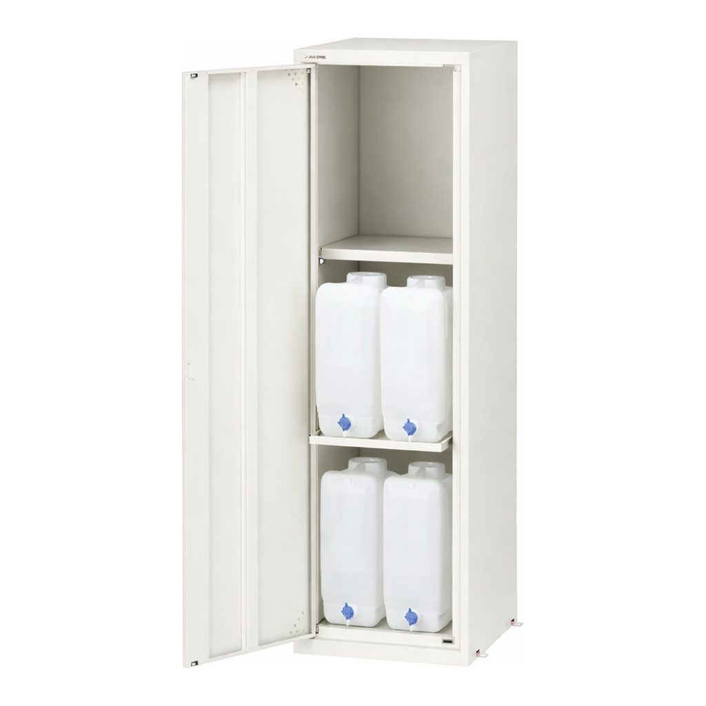 AS ONE Lab. Server Rack (Chemical Storage, for Flat Container 20ℓ), 연구실용  서버 랙(약품보관장, 20ℓ각형병용)