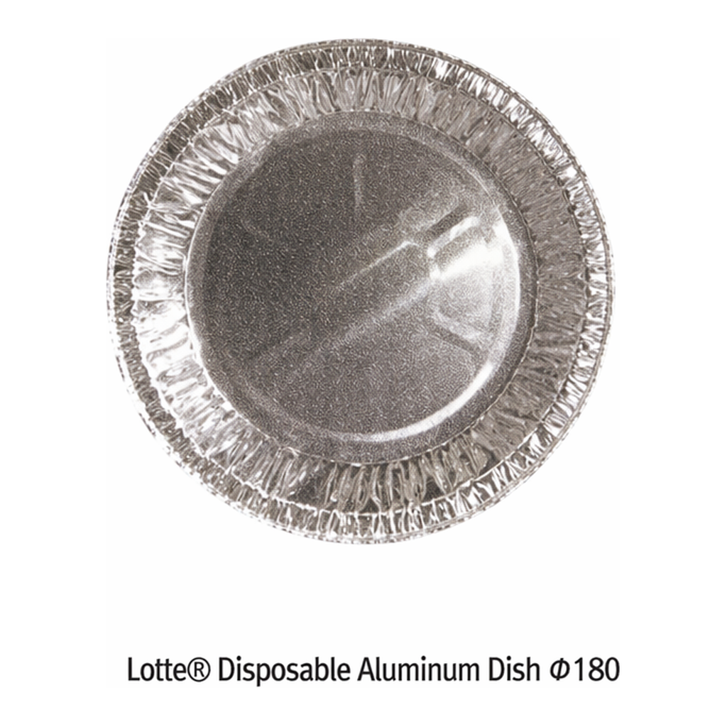Daihan Science Lotte Disposable Aluminum Dish, Ultra-light, Heat Resistance, Biodegradable, Φ1