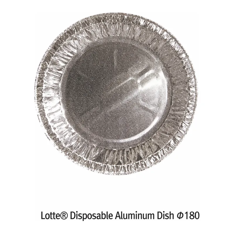 Daihan Science Lotte Disposable Aluminum Dish, Ultra-light, Heat Resistance, Biodegradable, Φ1