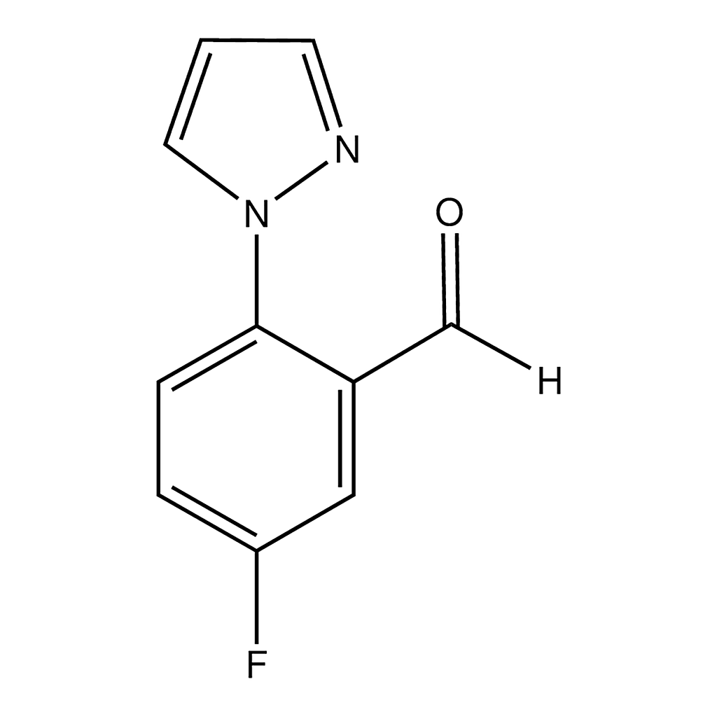 Merck 5-Fluoro-2-(1H-pyrazol-1-yl)benzaldehyde