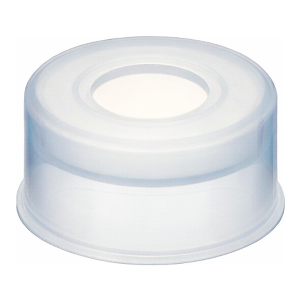 Restek Snap Top Vial Cap, 11mm Clear Polypropylene PTFE Sil Septa Pack of 1000
