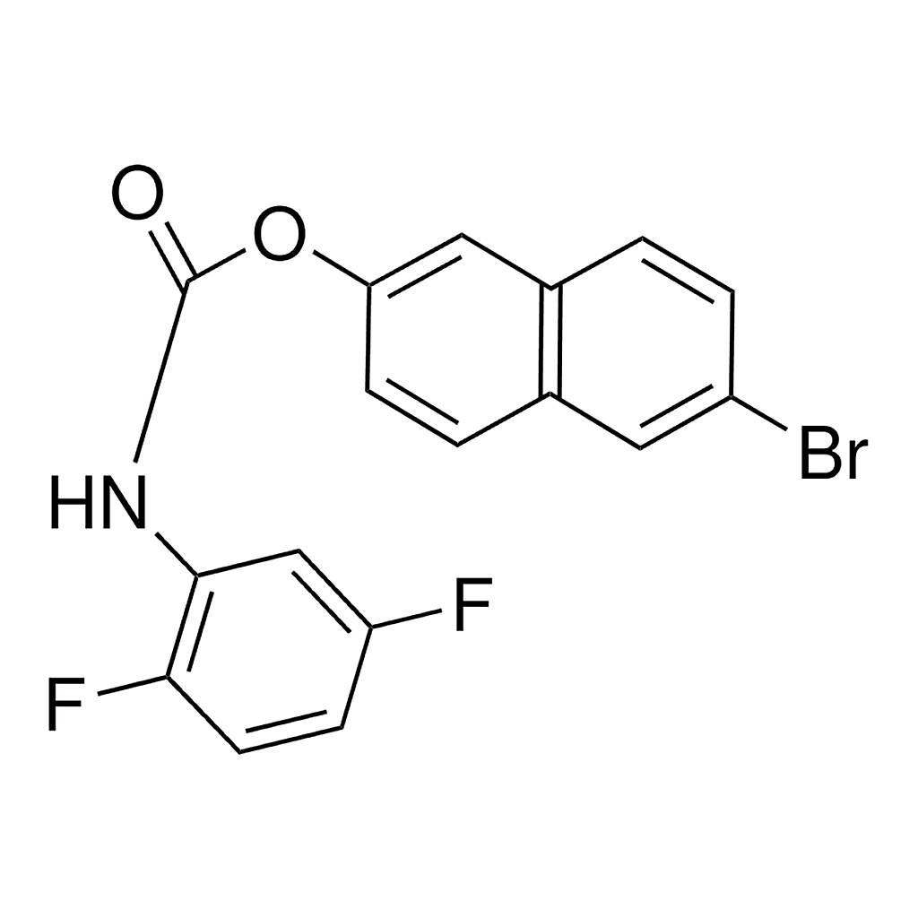 Merck 6-BROMO-2-NAPHTHYL N-(2,5-DIFLUO-