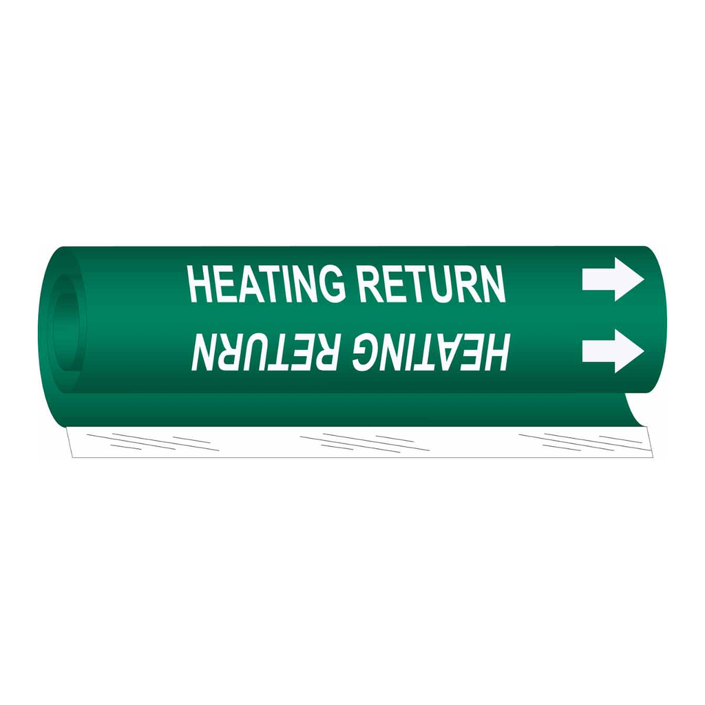 Brady HEATING RETURN High Performance Pipe Marker