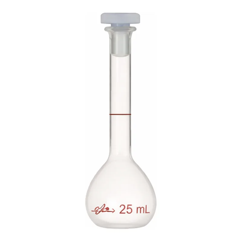 Merck Azlon Clear PMP Volumetric Flask with PPE Stopper