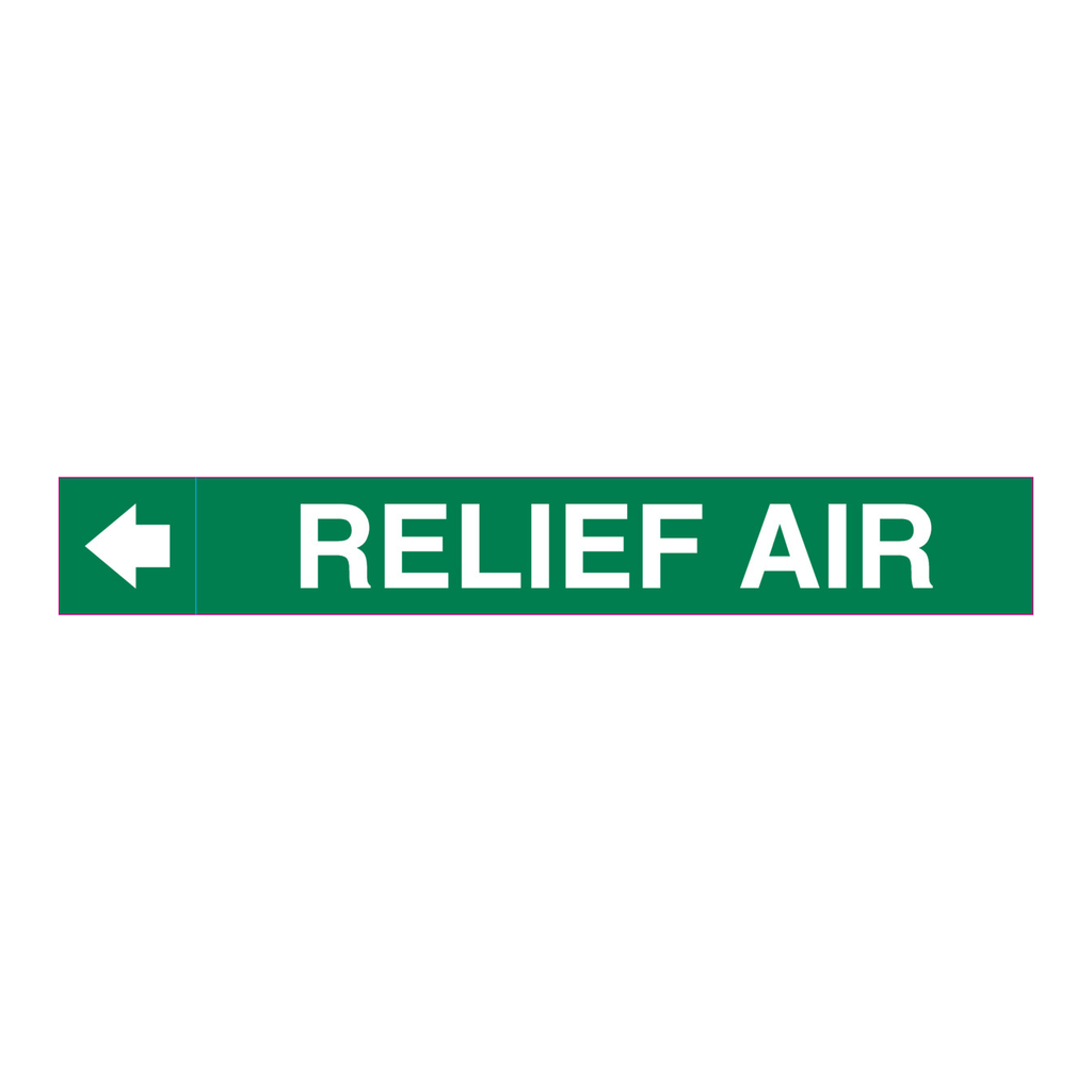 Brady RELIEF AIR Plenum Duct Marker