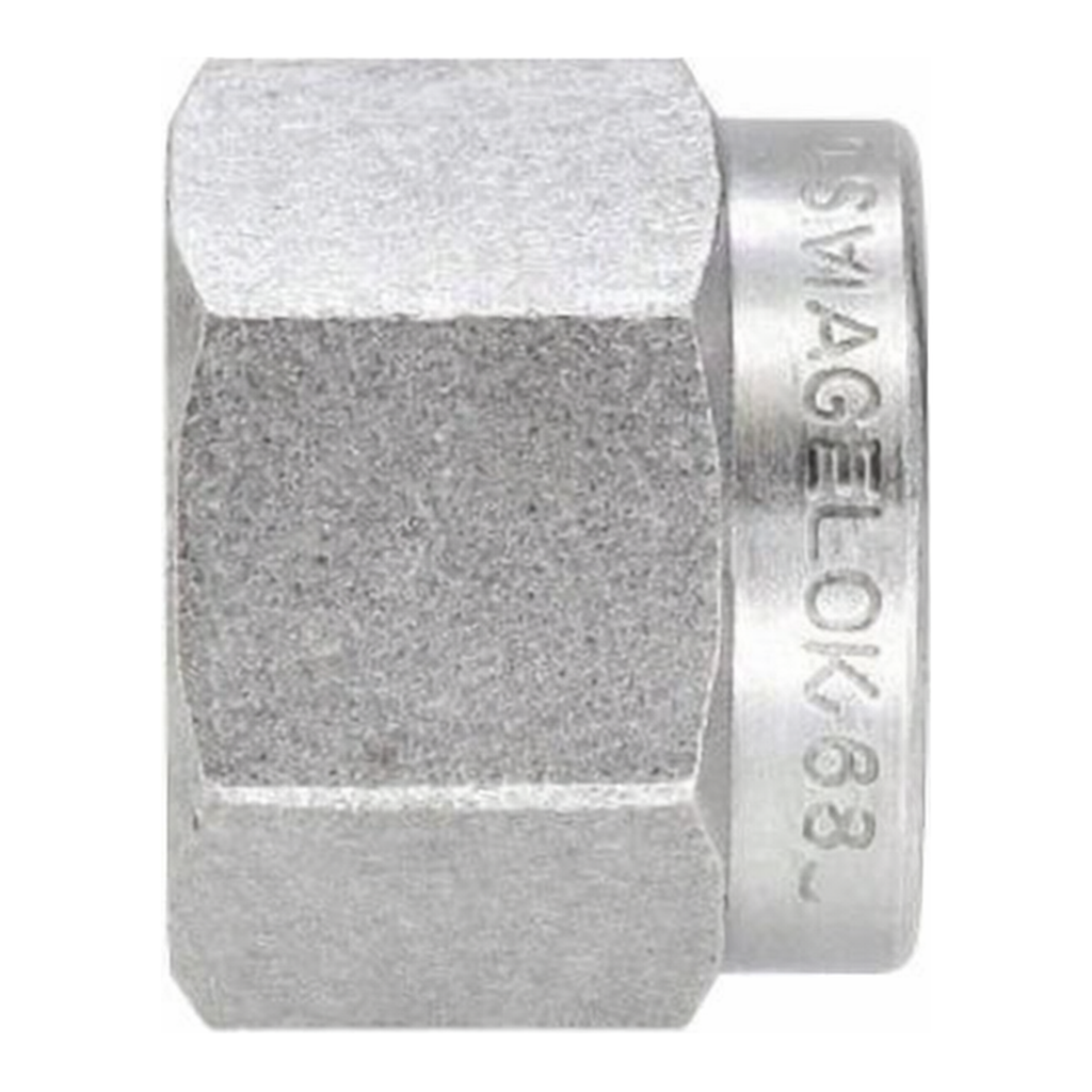 Restek Swagelok Fitting, Stainless Steel, 1/4in Nut, 10-pk