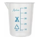 Merck Azlon Tapered Beakers with Printed Graduations