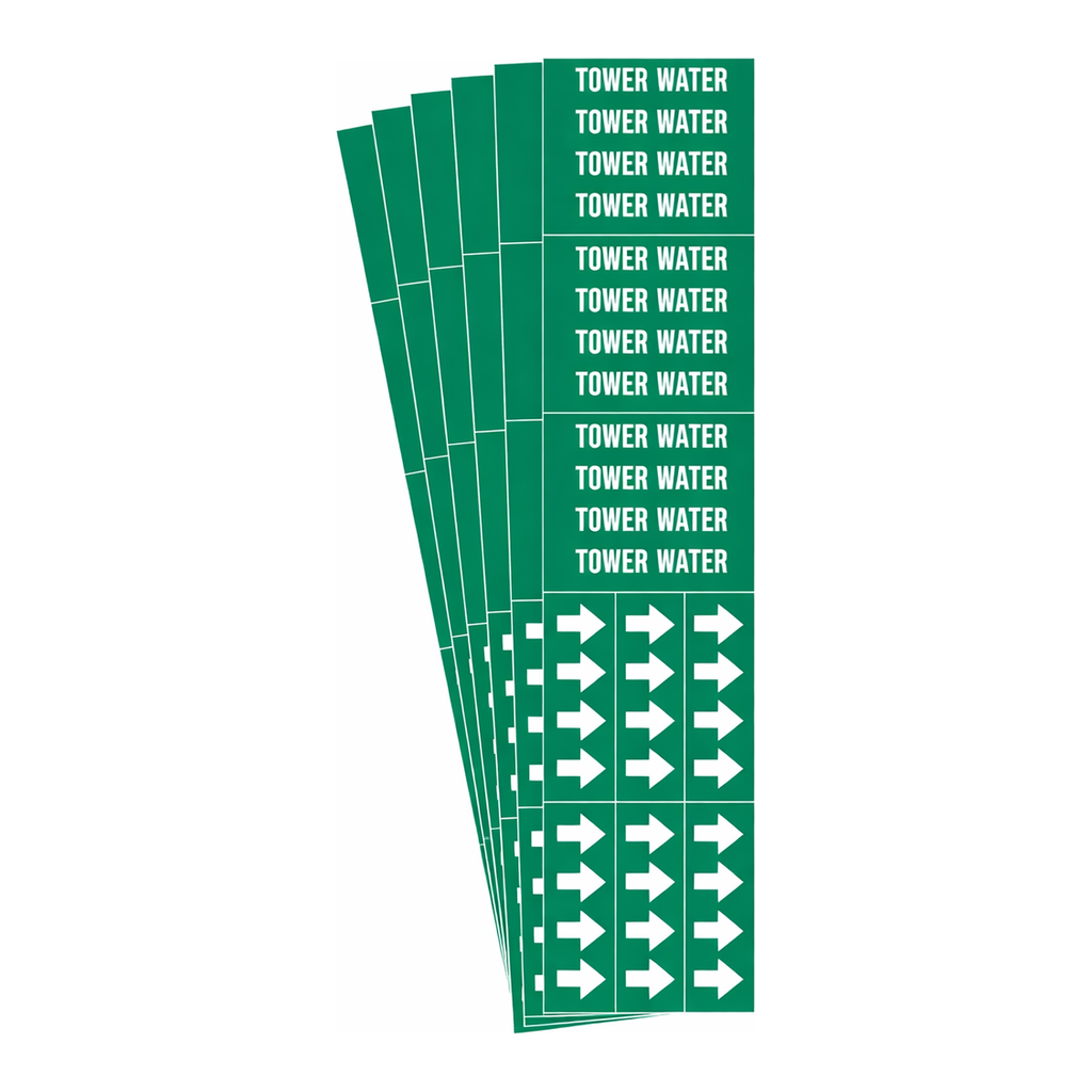 Brady TOWER WATER Pipe Marker