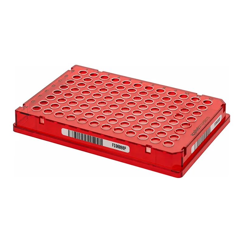 Thermo Fisher Scientific MicroAmp EnduraPlate Optical 96-Well Full-Skirted Plates with Barcode, red