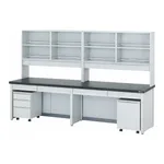 AS ONE Laboratory Side Table, 측면 실험대(프레임 타입·시약선반 부속)