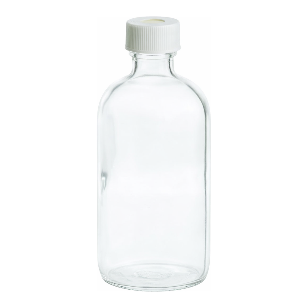 Restek Collection Bottle, 250mL, Pre-cleaned Clear Glass for ASE 100/300, 12pk, Replaces Dionex #