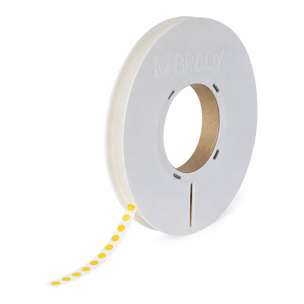 Brady Transparent Amber Masking Film Auto-Apply Labels
