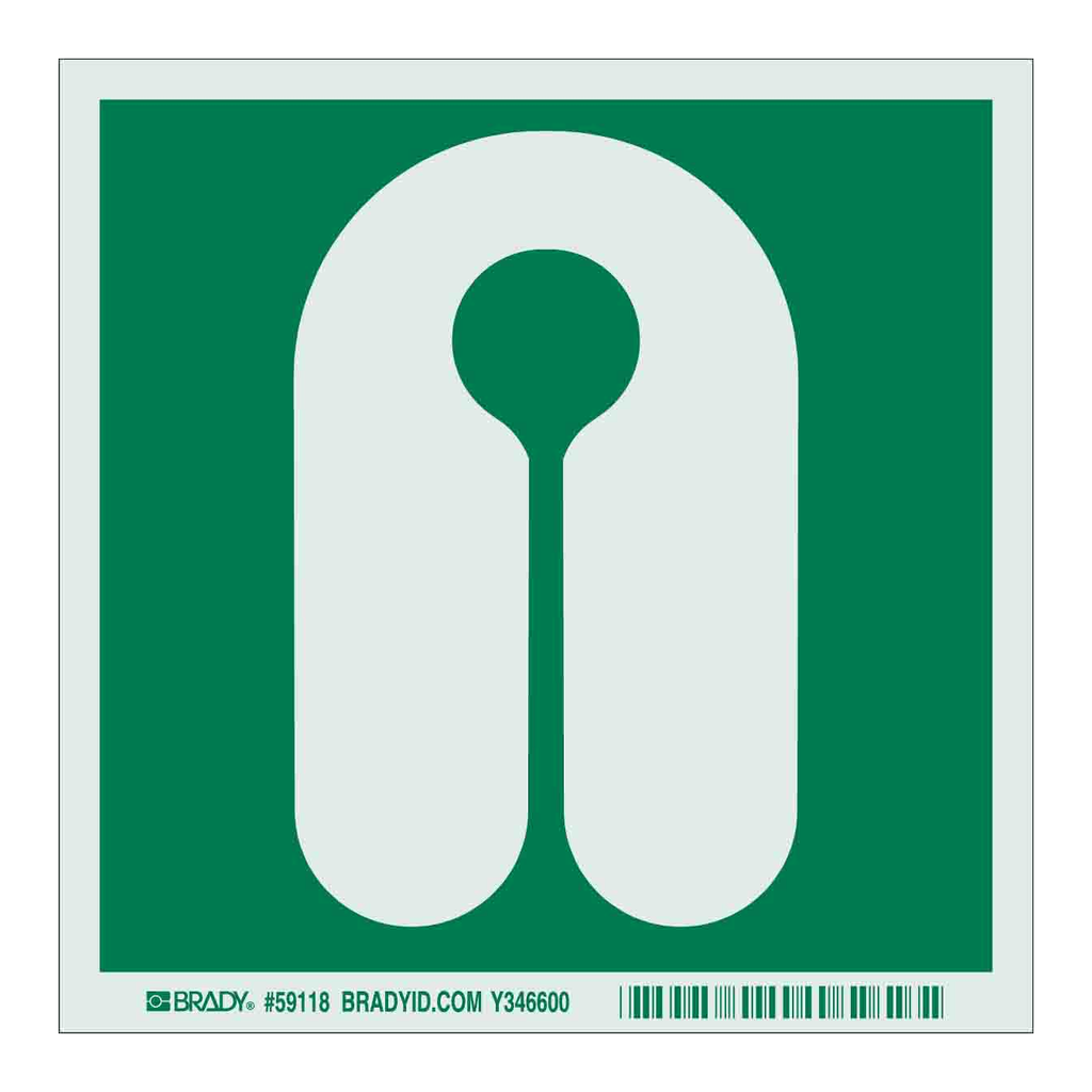 Brady BradyGlo Life Vest Sign
