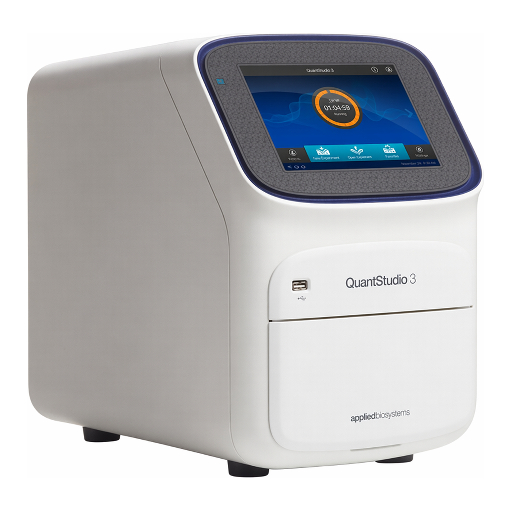 Thermo Fisher Scientific QuantStudio 3 Real-Time PCR System, 96-well, 0.1 mL, laptop