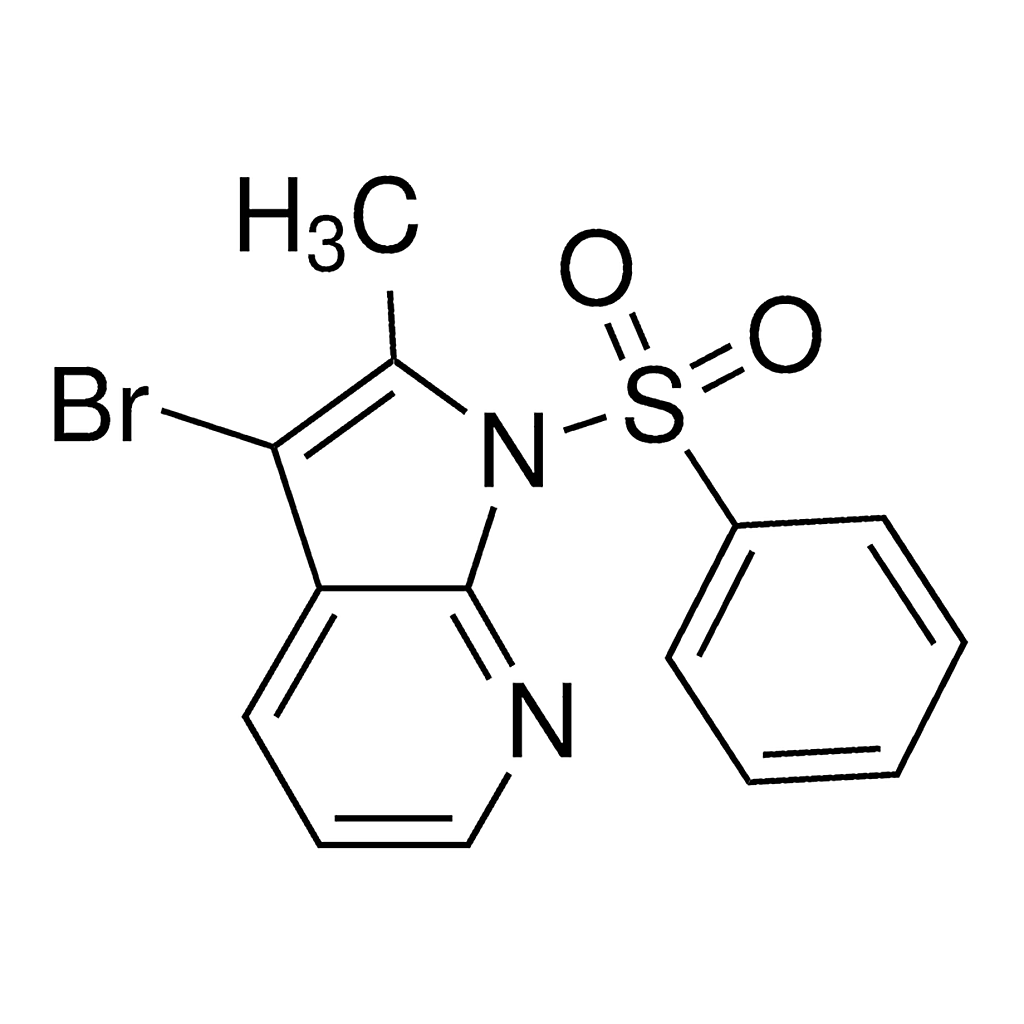 Merck 3-Bromo-2-methyl-1-(phenylsulfonyl)-1H-pyrrolo[2,3-b]pyridine