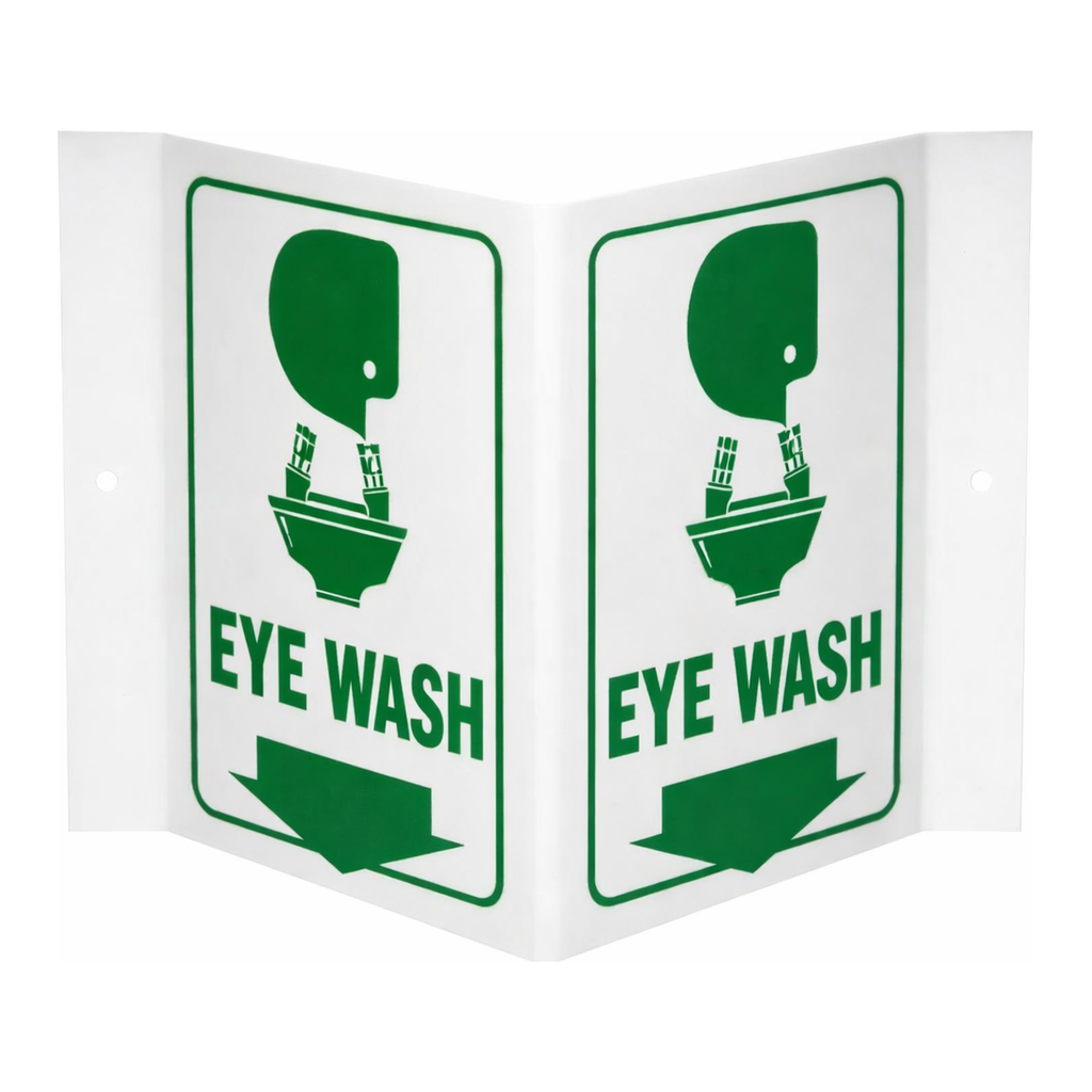 Brady V Eye Wash Sign