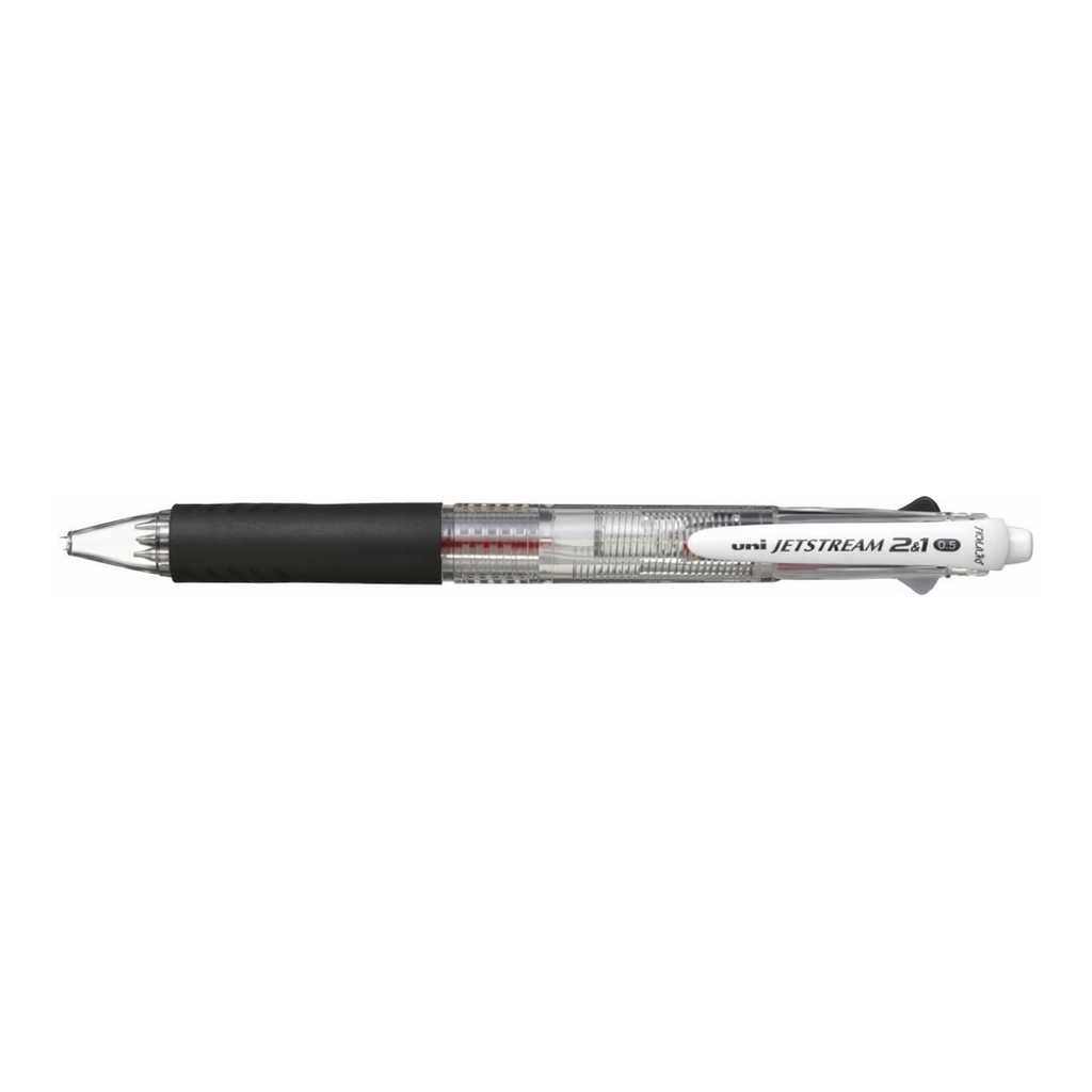 OFFICENEX 유니 제트스트림 2&1 볼펜0.7&샤프0.5 투명(MSXE3-500-07-T)