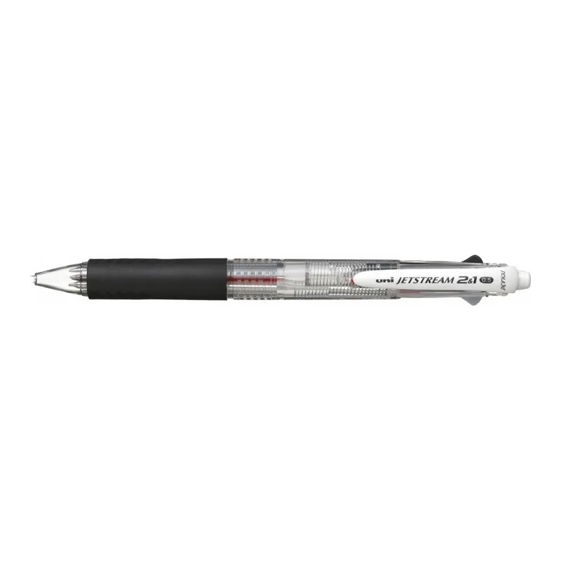 OFFICENEX 유니 제트스트림 2&1 볼펜0.7&샤프0.5 투명(MSXE3-500-07-T)
