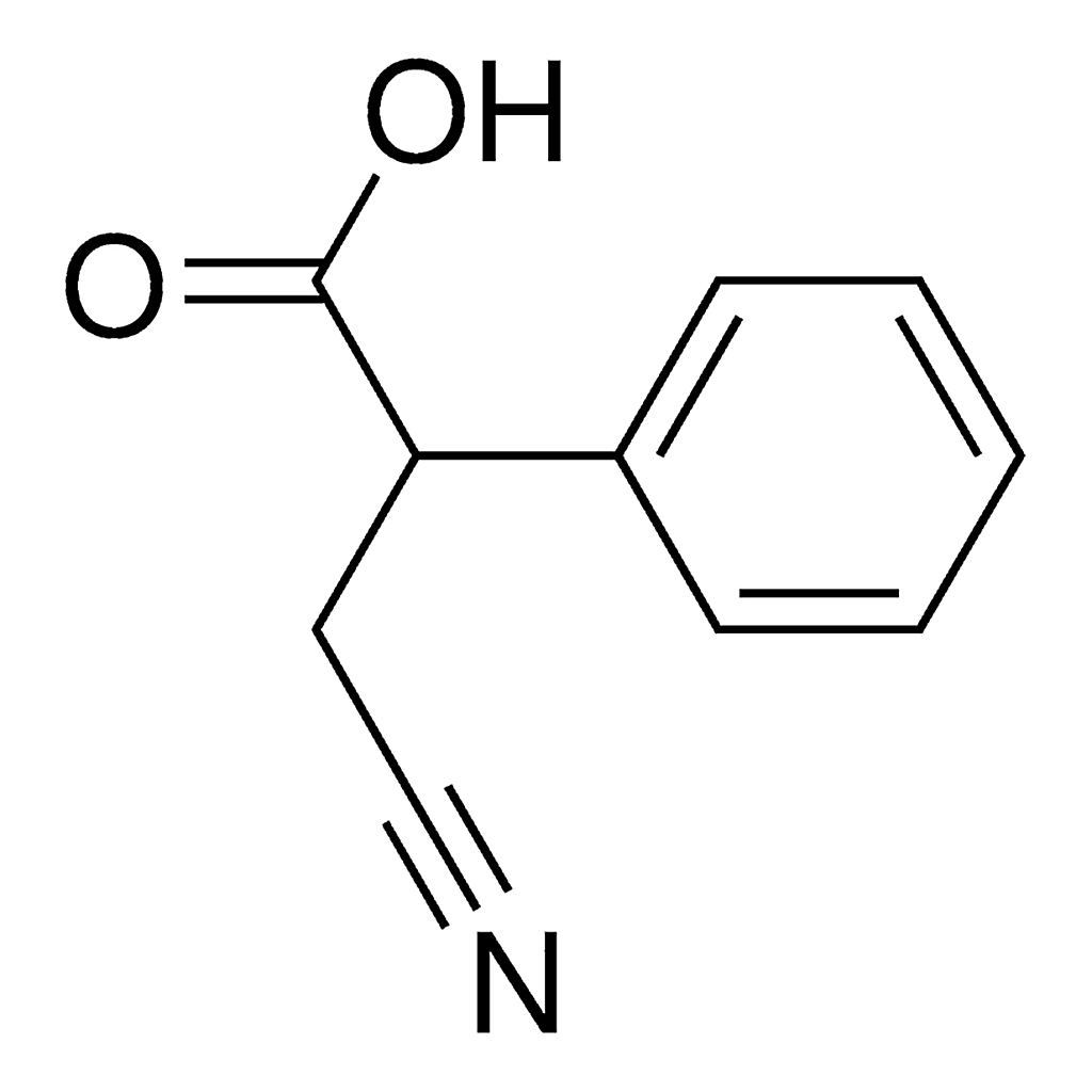 Merck 3-Cyano-2-phenylpropanoic acid