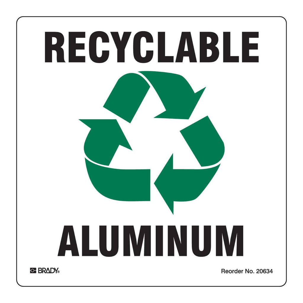 Brady Recyclable Aluminum Labels