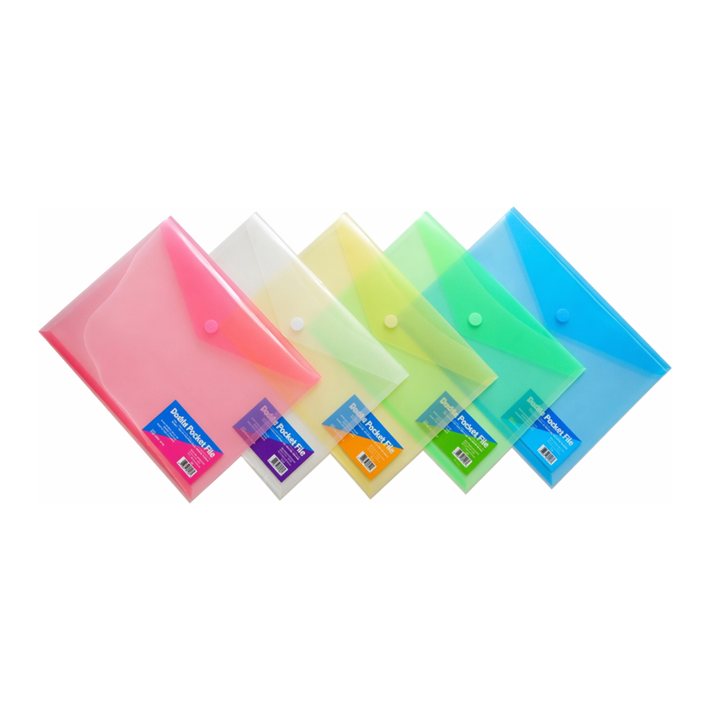 OFFICENEX [P]더블 포켓 화일(A4/RDF-2/녹색/리멤버)