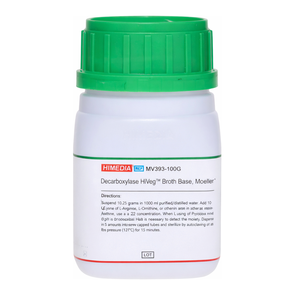 Himedia Decarboxylase HiVeg Broth Base, Moeller  (Moeller Decarboxylase HiVeg Broth Base)
