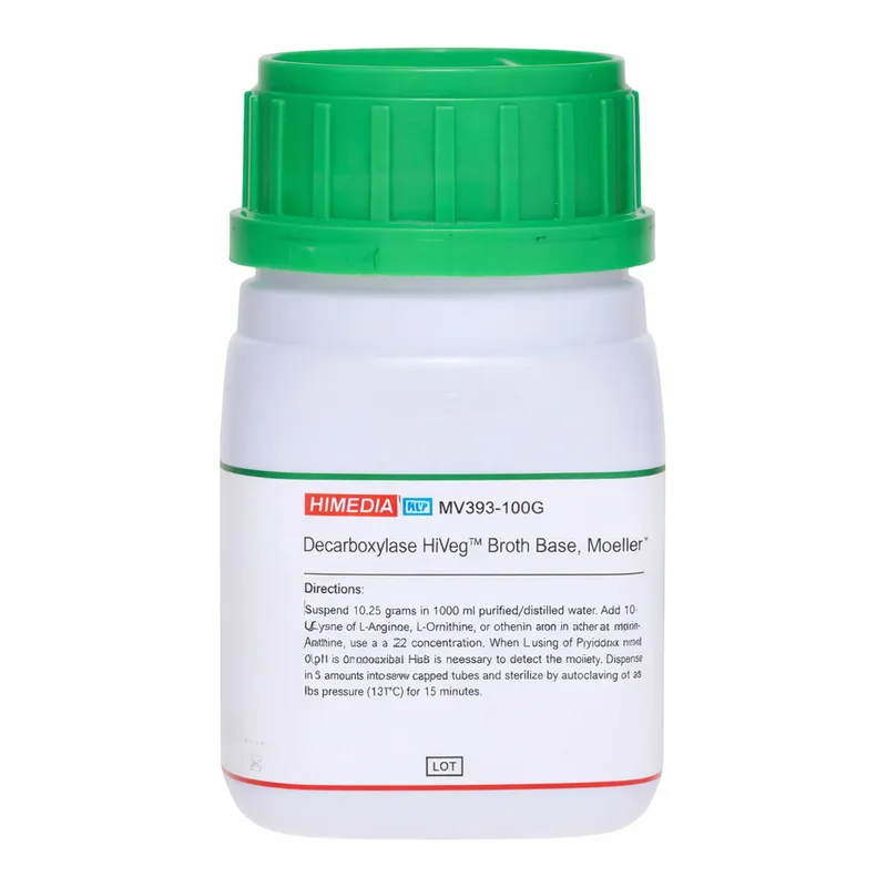 Himedia Decarboxylase HiVeg Broth Base, Moeller (Moeller Decarboxylase HiVeg Broth Base)