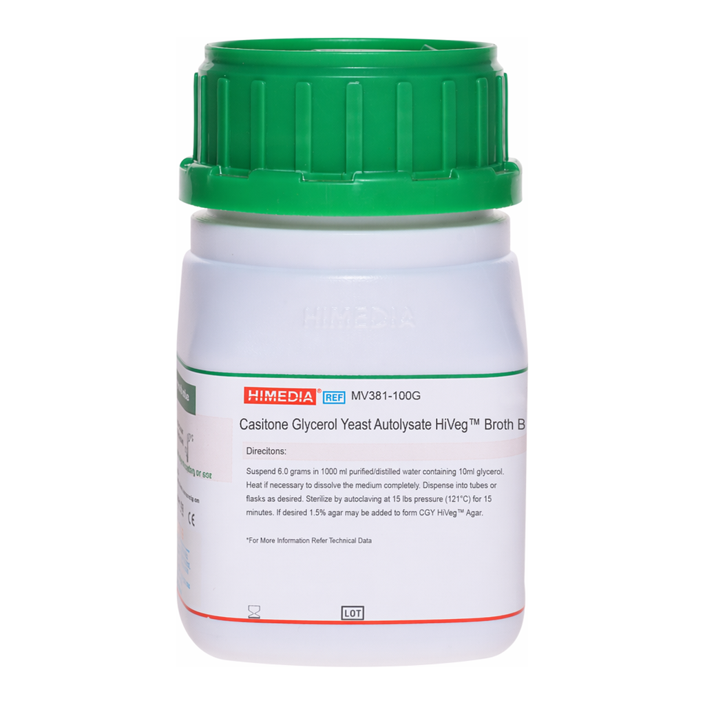 Himedia Casitone Glycerol Yeast Autolysate HiVeg  Broth Base (CGY)