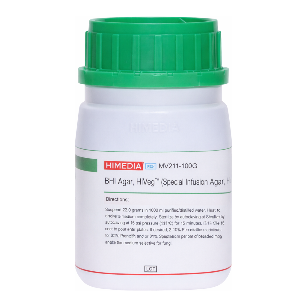 Himedia BHI Agar, HiVeg (Brain Heart Infusion Agar, HiVeg) (Special Infusion Agar, HiVeg)