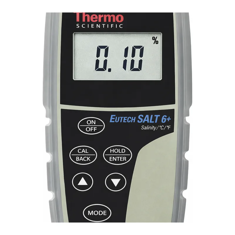Thermo Fisher Scientific Salt 6+ Handheld Meter with Kit, GripClip, Carrying Case