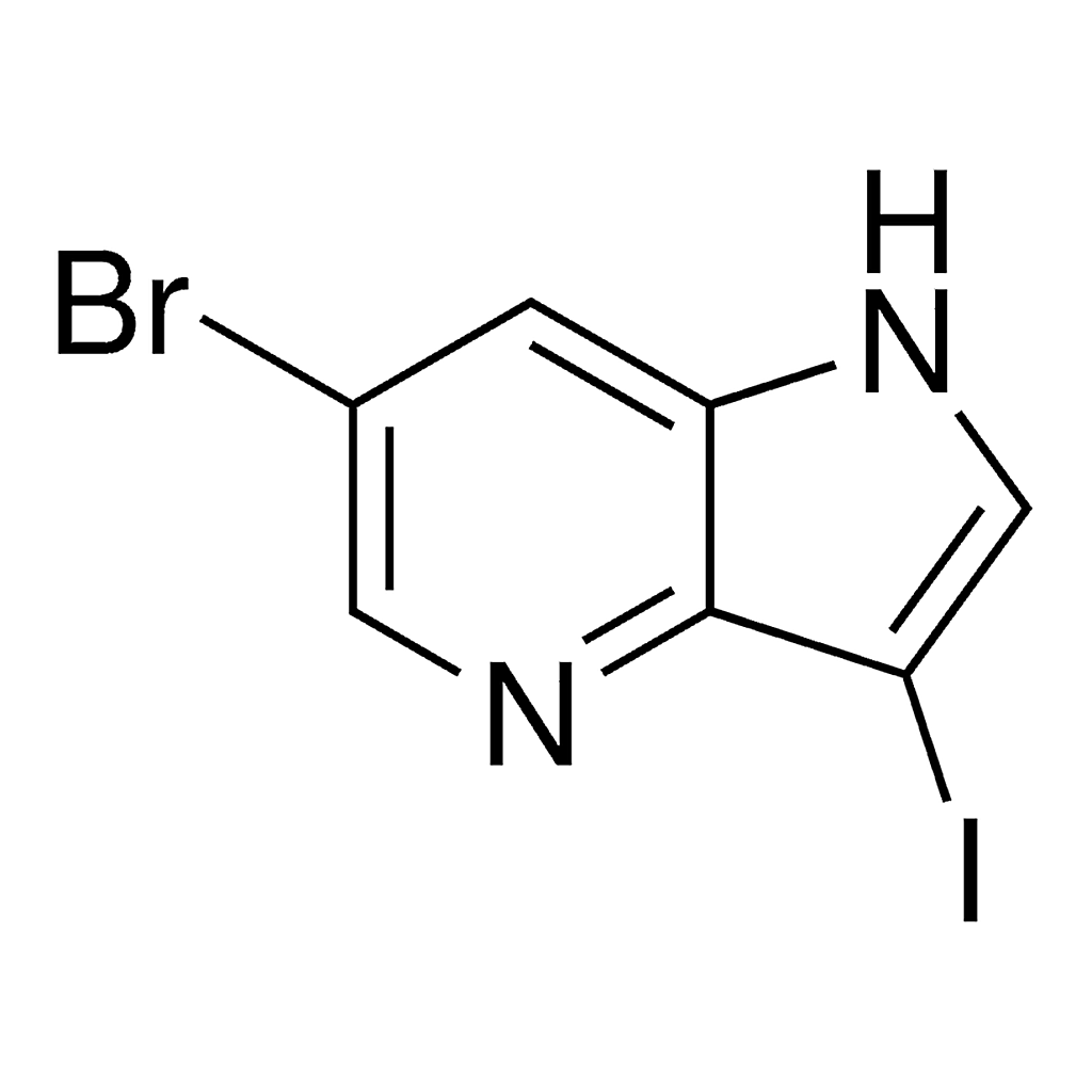 Merck 6-Bromo-3-iodo-1H-pyrrolo[3,2-b]pyridine