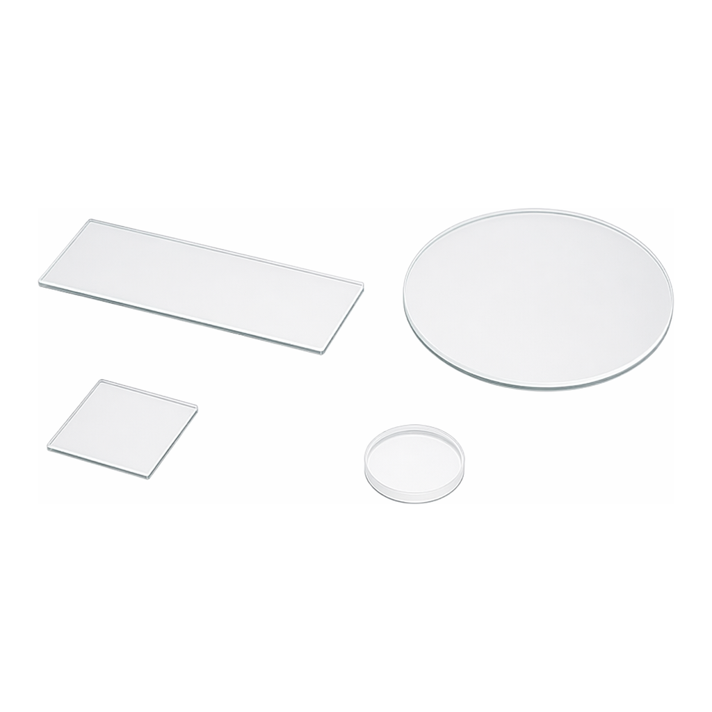 AS ONE Melting Quartz Polishing Plate (Circular Plate)(Φ10 ~ Φ50mm), 원형 용융석영 연마판 (Φ10 ~ Φ50mm)
