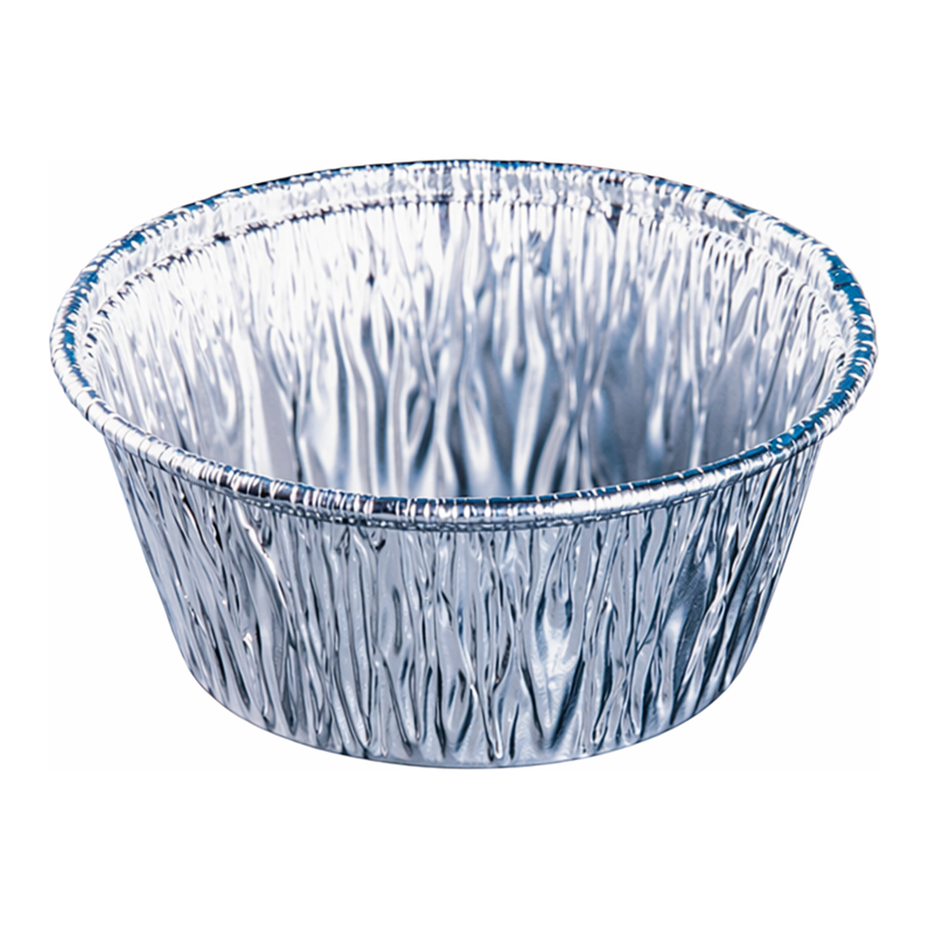Thermo Fisher Scientific Disposable Aluminum Dishes with Fluted Sides, 20mL