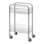 AS ONE Storage Cart(Stainless Basket), 2단 정리대(스테인리스)
