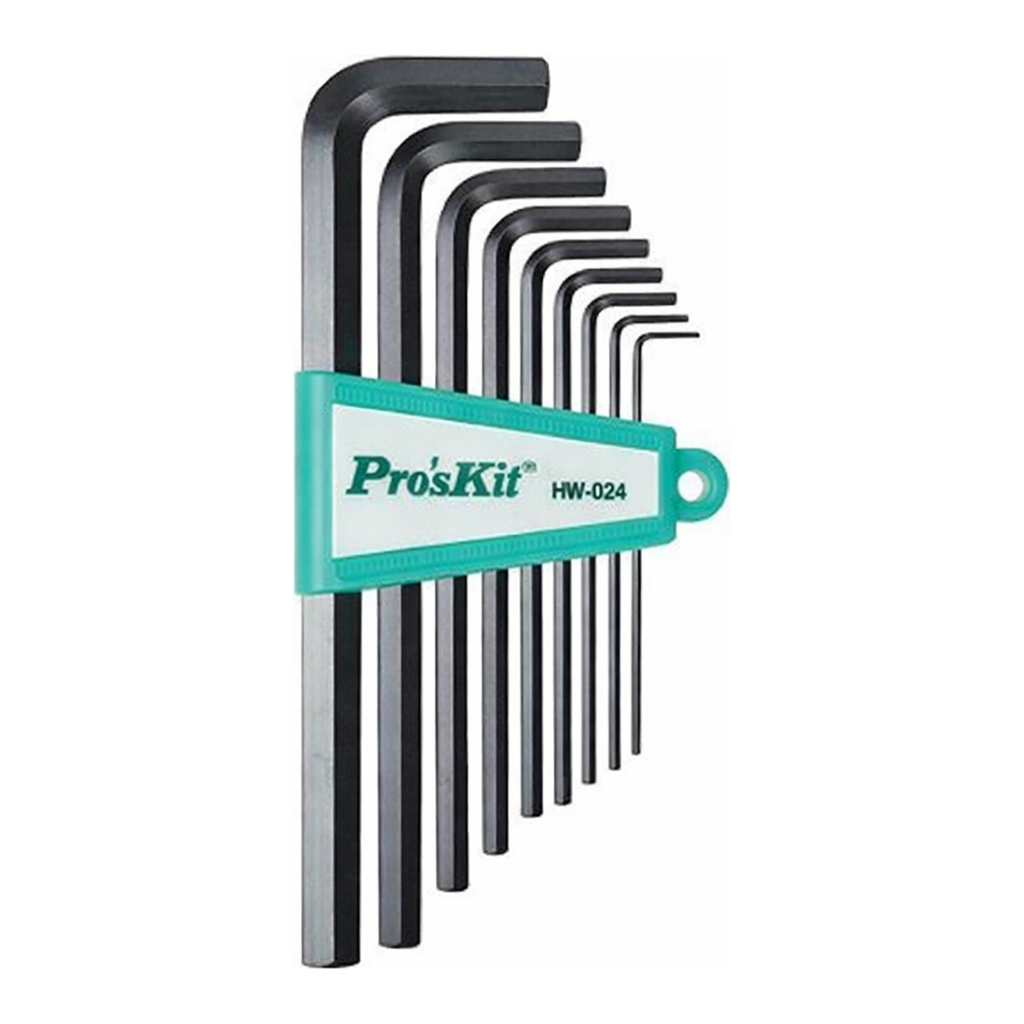AS ONE Hexagonal Wrench 9 pieces  Set, 육각봉 렌치세트