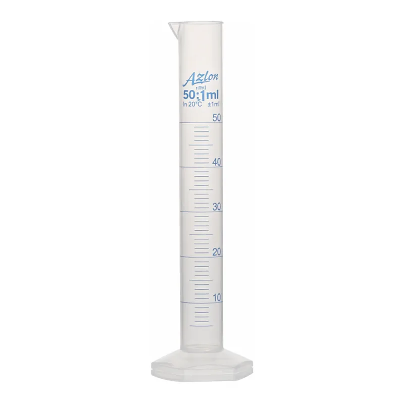 Merck Azlon Hexagonal Base Polypropylene Cylinders with Printed Graduations