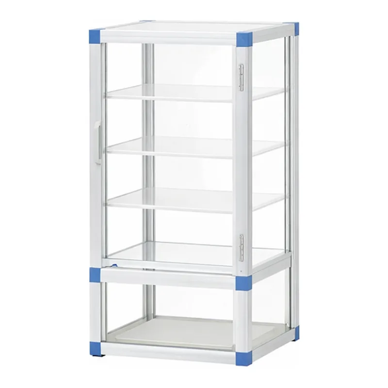 AS ONE Standard Desiccator BG 574 x 517 x 765mm Reinforced Plastic Shelf With Rubber Feet