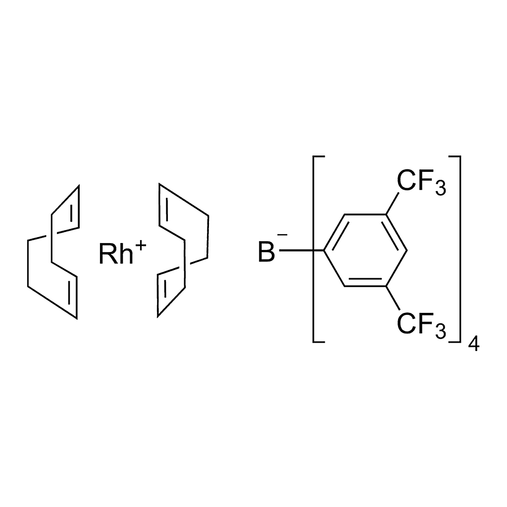 Merck Bis(1,5-cyclooctadiene)rhodium(I) tetrakis[bis(3,5-trifluoromethyl)phenyl]borate