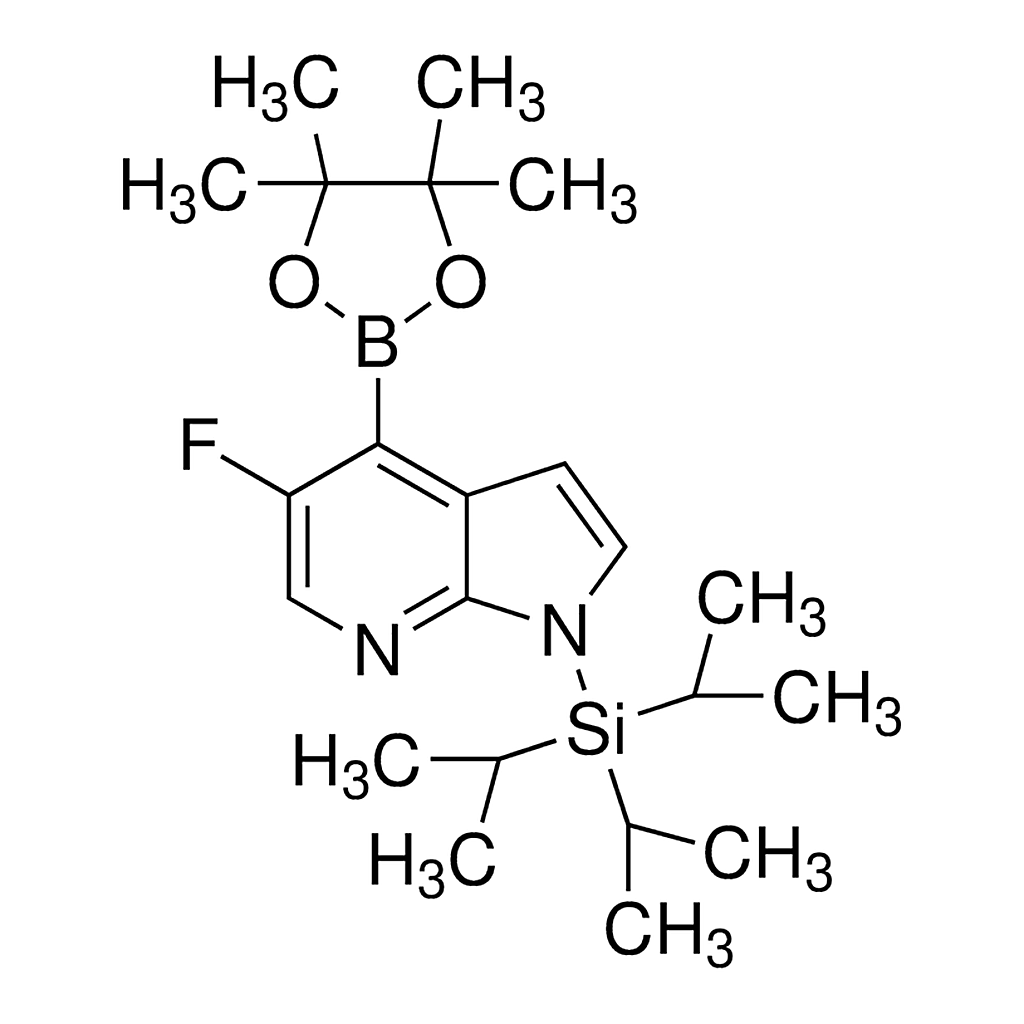 Merck 5-Fluoro-4-(4,4,5,5-tetramethyl-1,3,2-dioxaborolan-2-yl)-1-(triisopropylsilyl)-1H-pyrrolo[2,3-b]pyridine