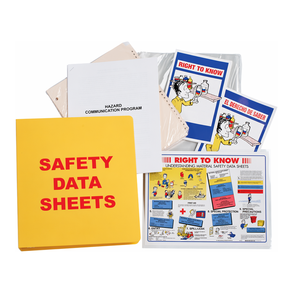 Brady Standard MSDS Binder - 1.5" Ring With Insert