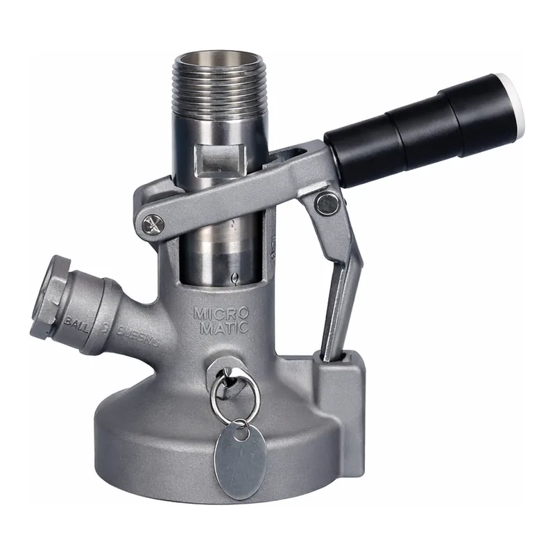 Merck Micromatic MacroValve coupler for returnable containers