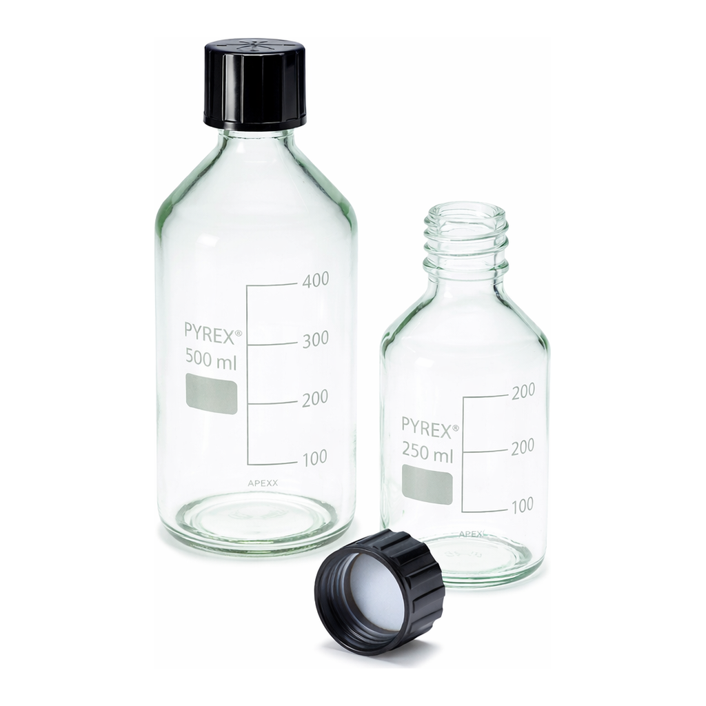 Daihan Science PYREX Reagent Bottle with Phenolic Screwcap & PTFE Liner, 25~20,000㎖With Fine G