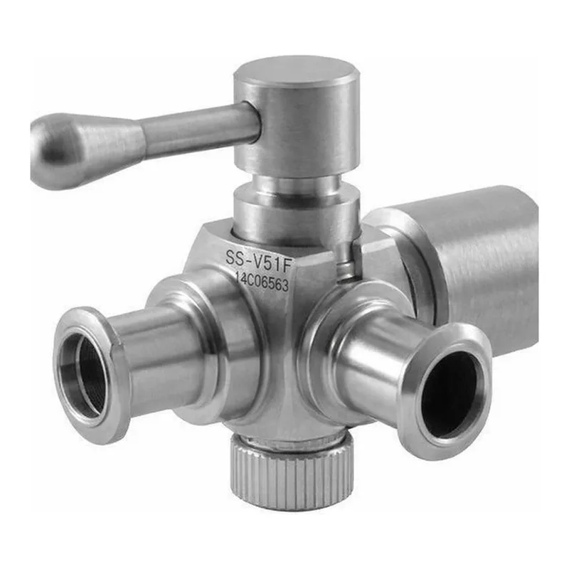 Merck Perfektum(R) three-way stainless steel stopcock