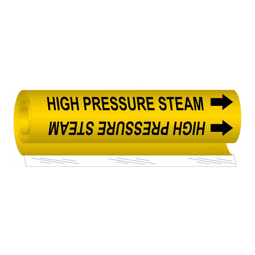 Brady HIGH PRESSURE STEAM High Performance Pipe Marker