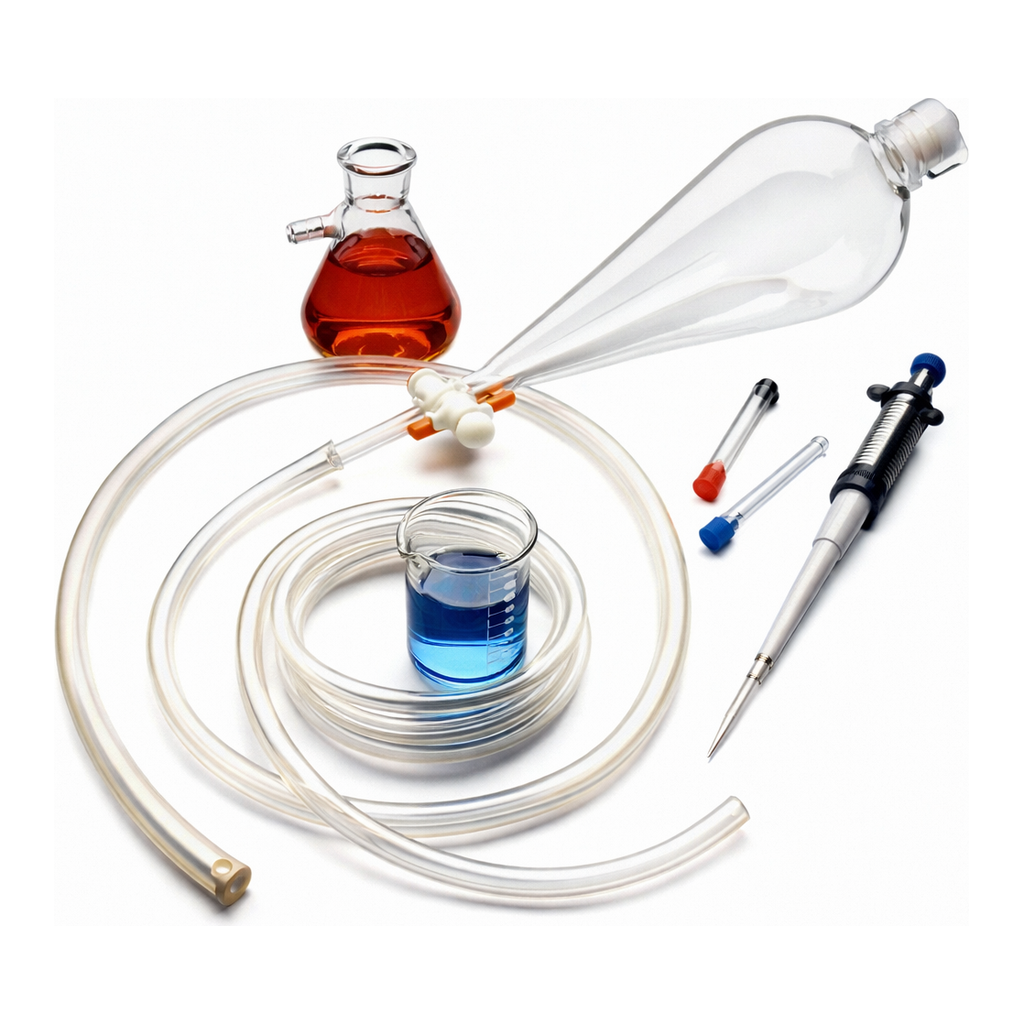 Daihan Science Tygon Crystal Clear Laboratory Tubing, E-3603, id Φ0.8~Φ12.7mm<br>With Excellen