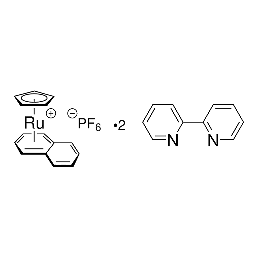 Merck 2:1 2,2'-Bipyridine:Cyclopentadienyl(n6-napthalene)ruthenium(II) hexafluorophosphate